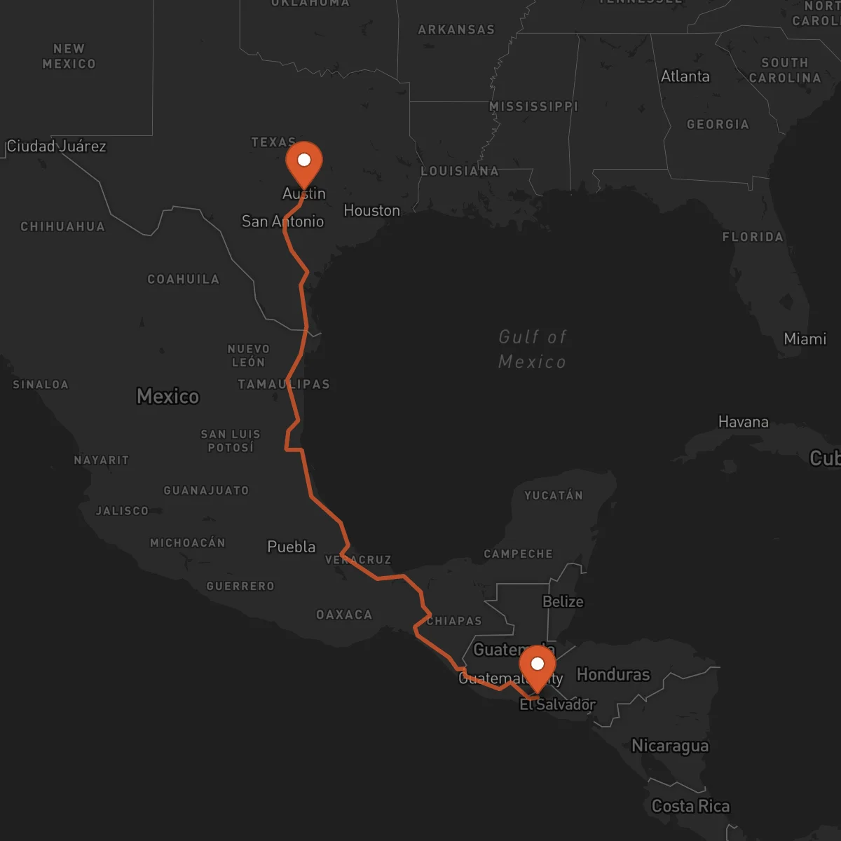 Ruta Santa Ana - Austin