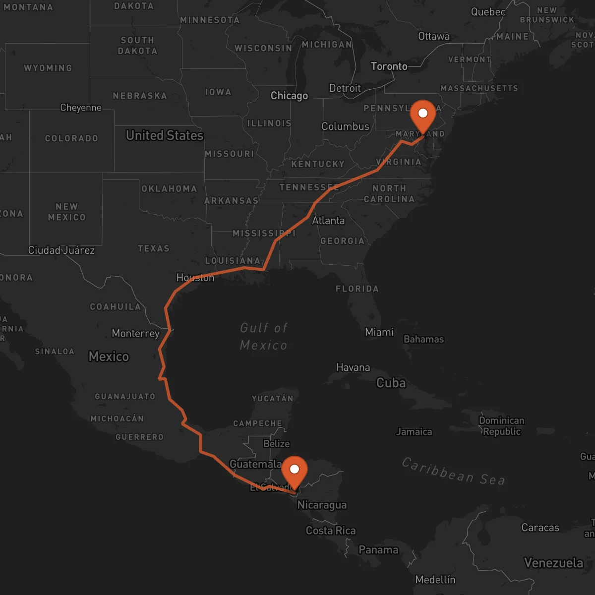 Ruta Choluteca - Baltimore