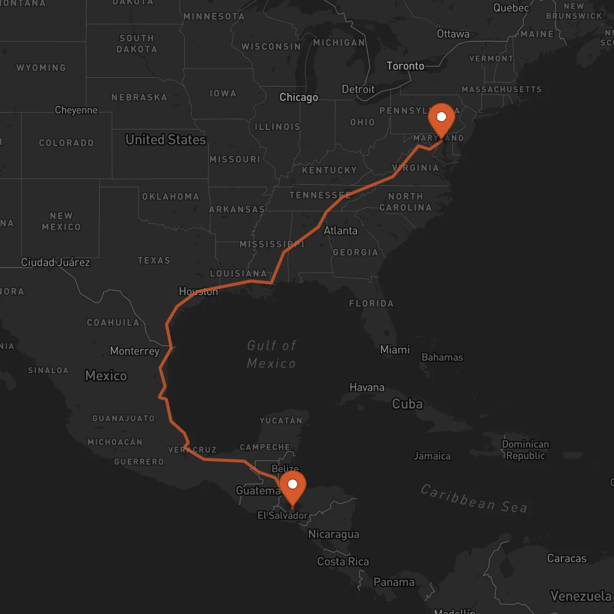 Ruta La Esperanza - Baltimore