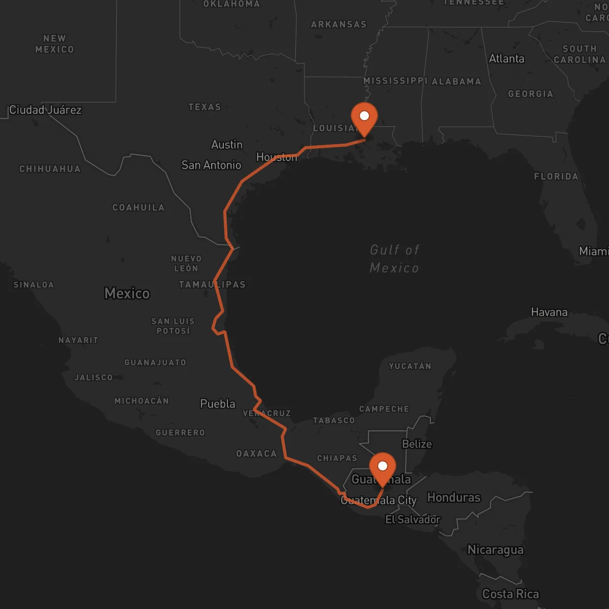 Ruta Salamá - Baton Rouge