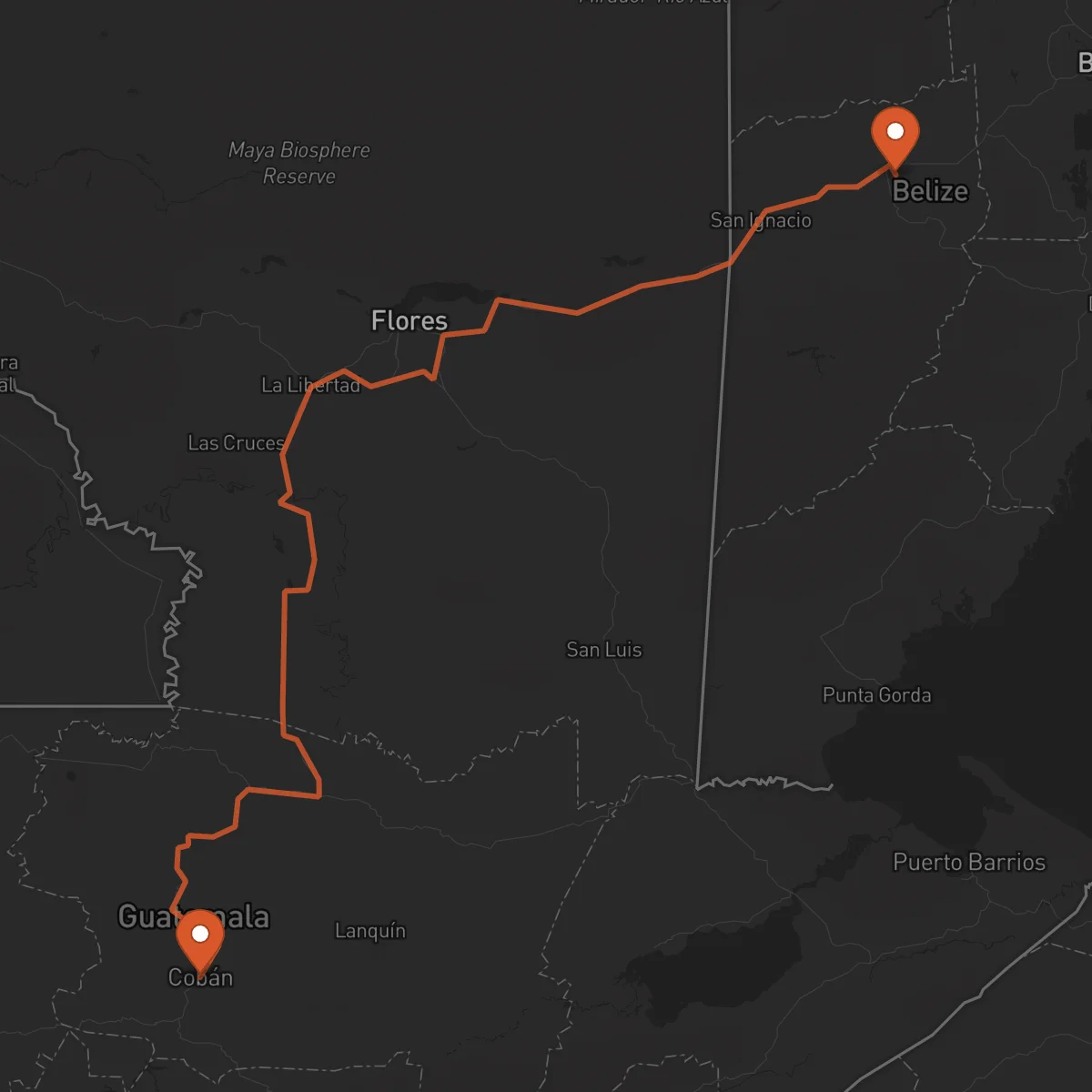 Ruta 벨모판 - 코반