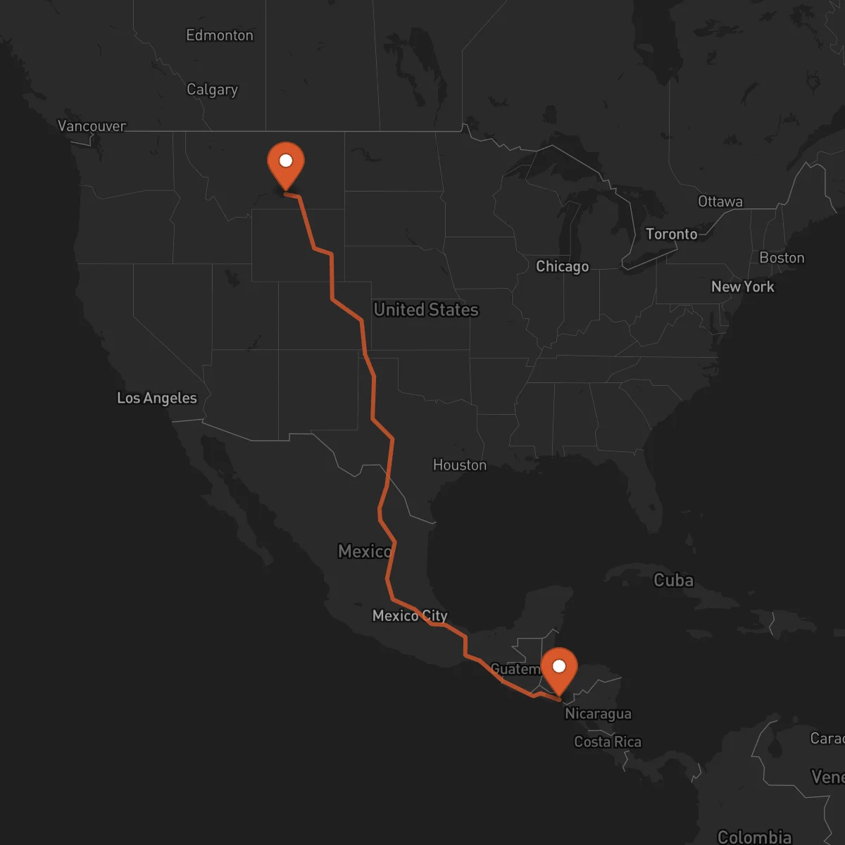 Ruta La Unión - Billings