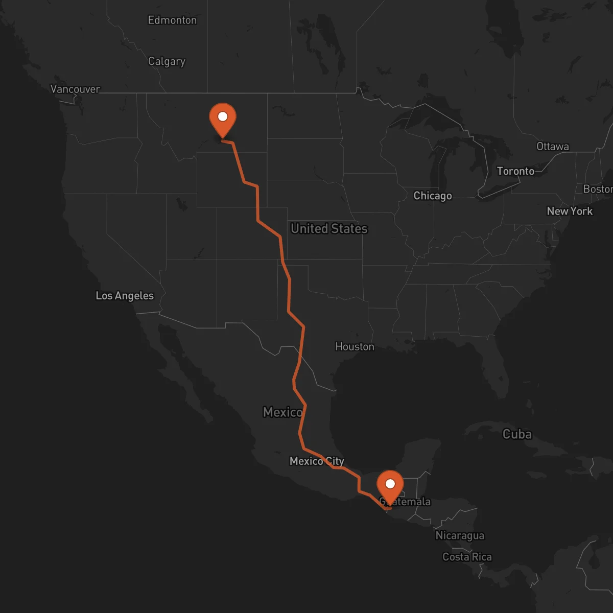 Ruta San Marcos - Billings