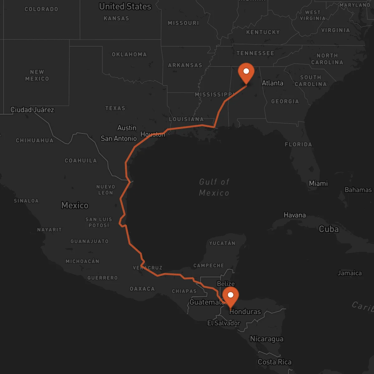 Ruta Birmingham - Santa Bárbara