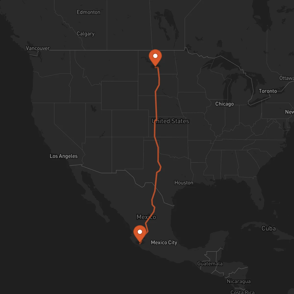 Ruta Bismarck - Colima
