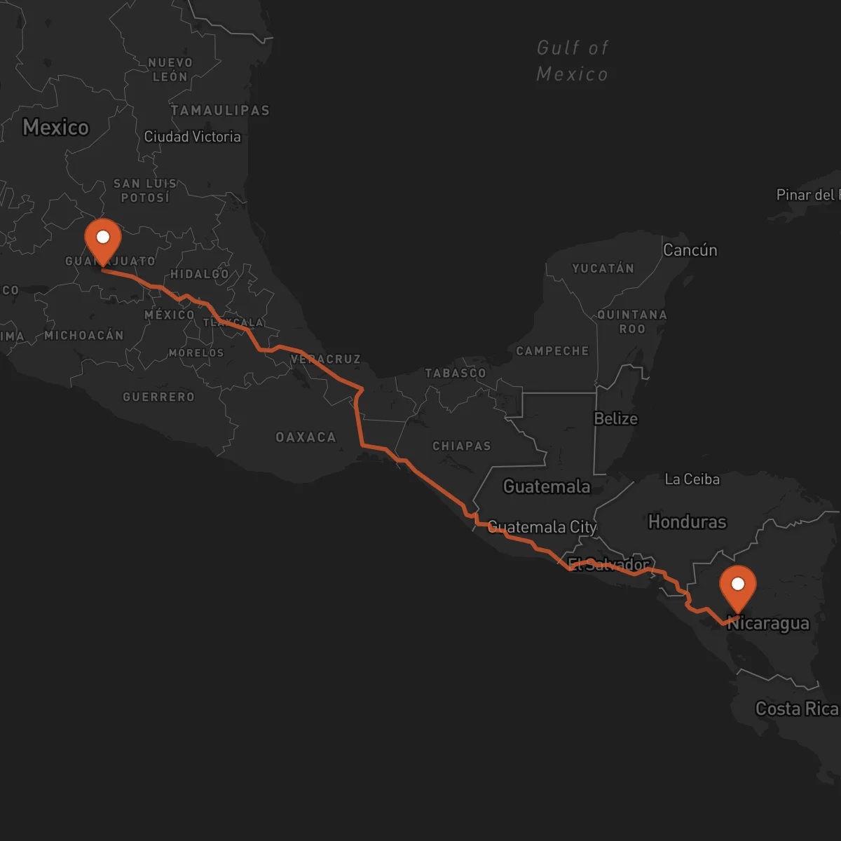 Ruta Boaco - Irapuato