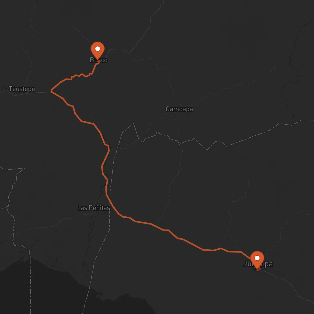 Ruta Juigalpa - Boaco