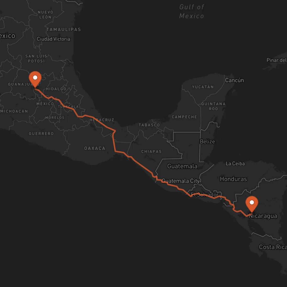 Ruta Boaco - Santiago de Querétaro