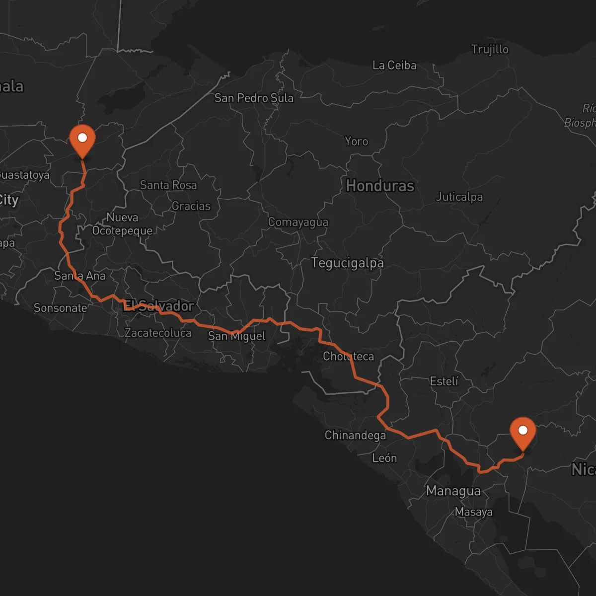 Ruta Boaco - Zacapa