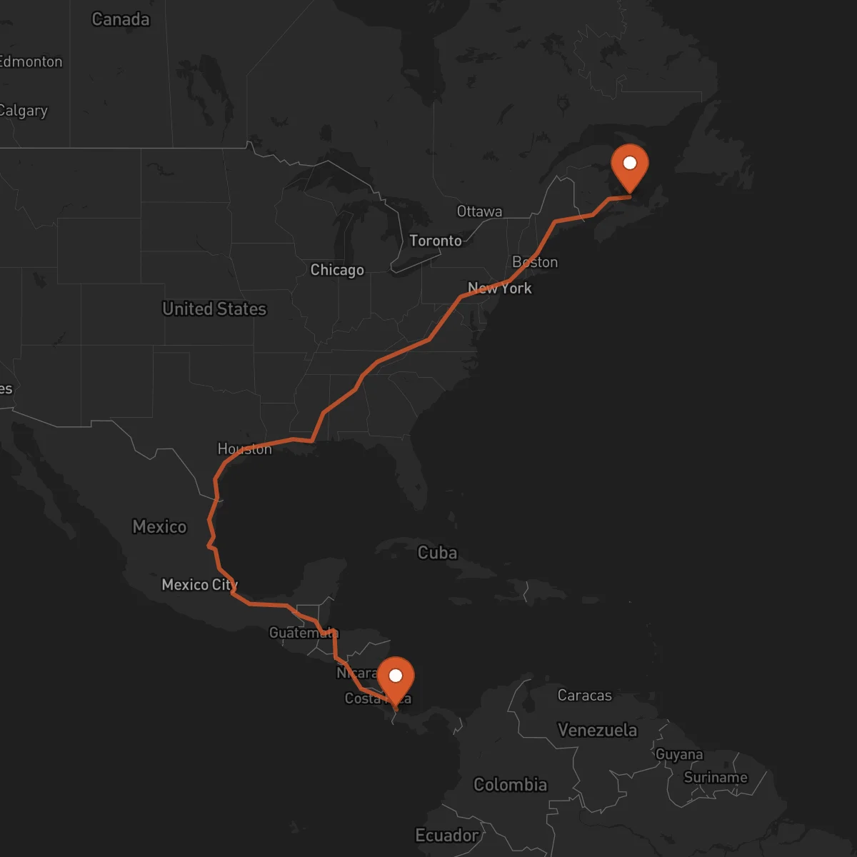 Ruta Bocas del Toro - Charlottetown