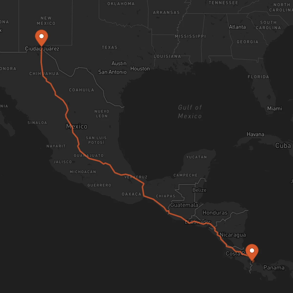 Ruta El Paso - Bocas del Toro