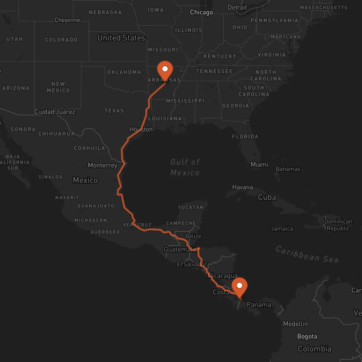 Ruta Bocas del Toro - Little Rock
