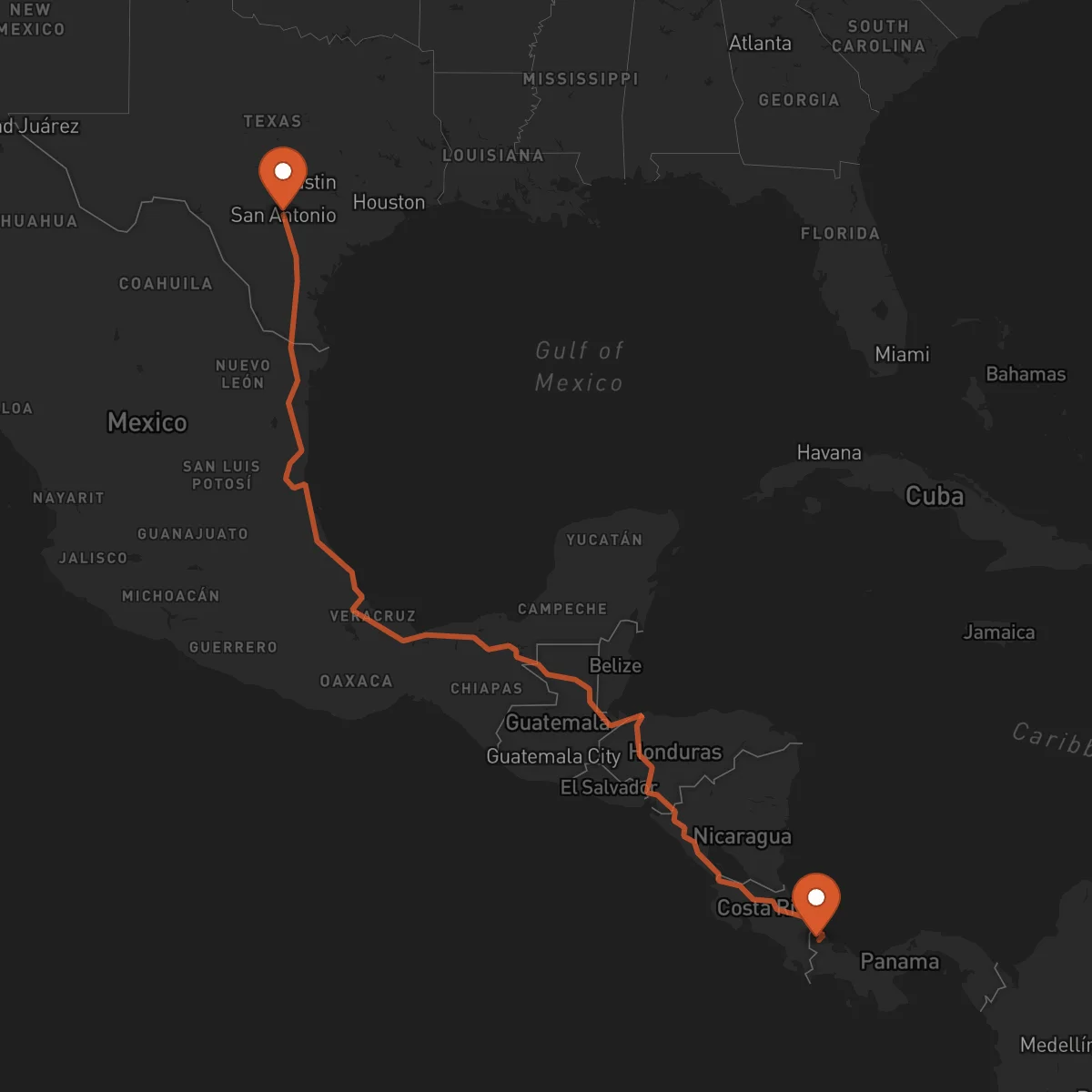 Ruta Bocas del Toro - San Antonio