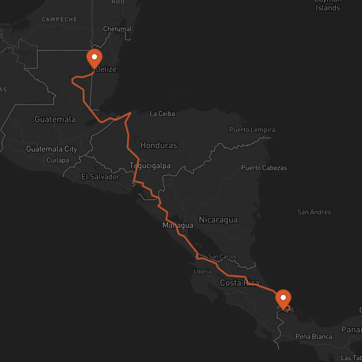 Ruta San Ignacio - Bocas del Toro