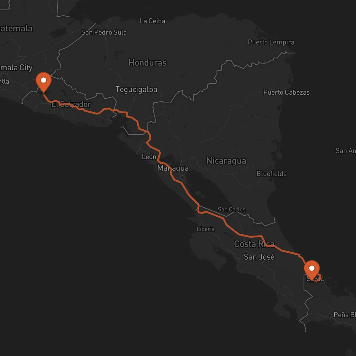 Ruta Bocas del Toro - Santa Ana