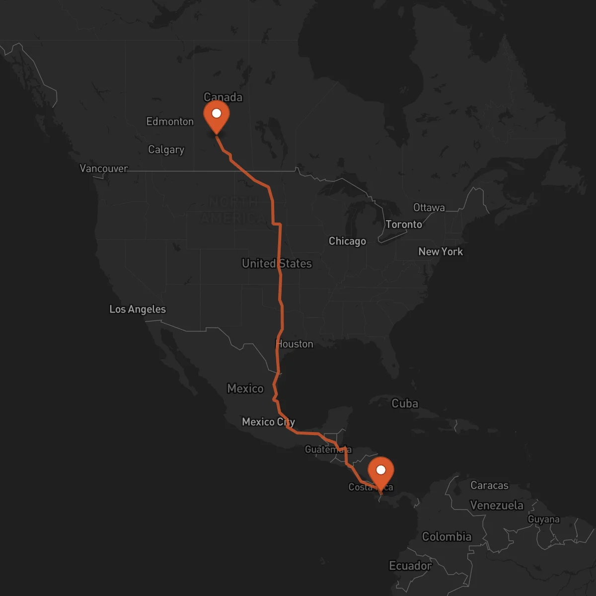 Ruta Bocas del Toro - Saskatoon