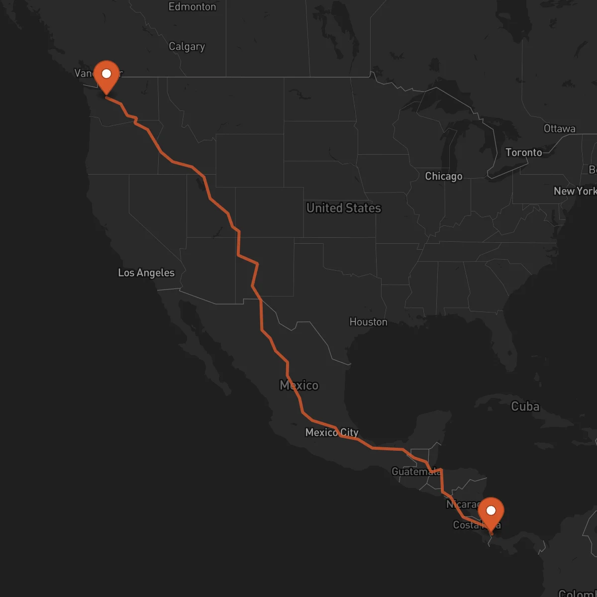 Ruta Bocas del Toro - Seattle