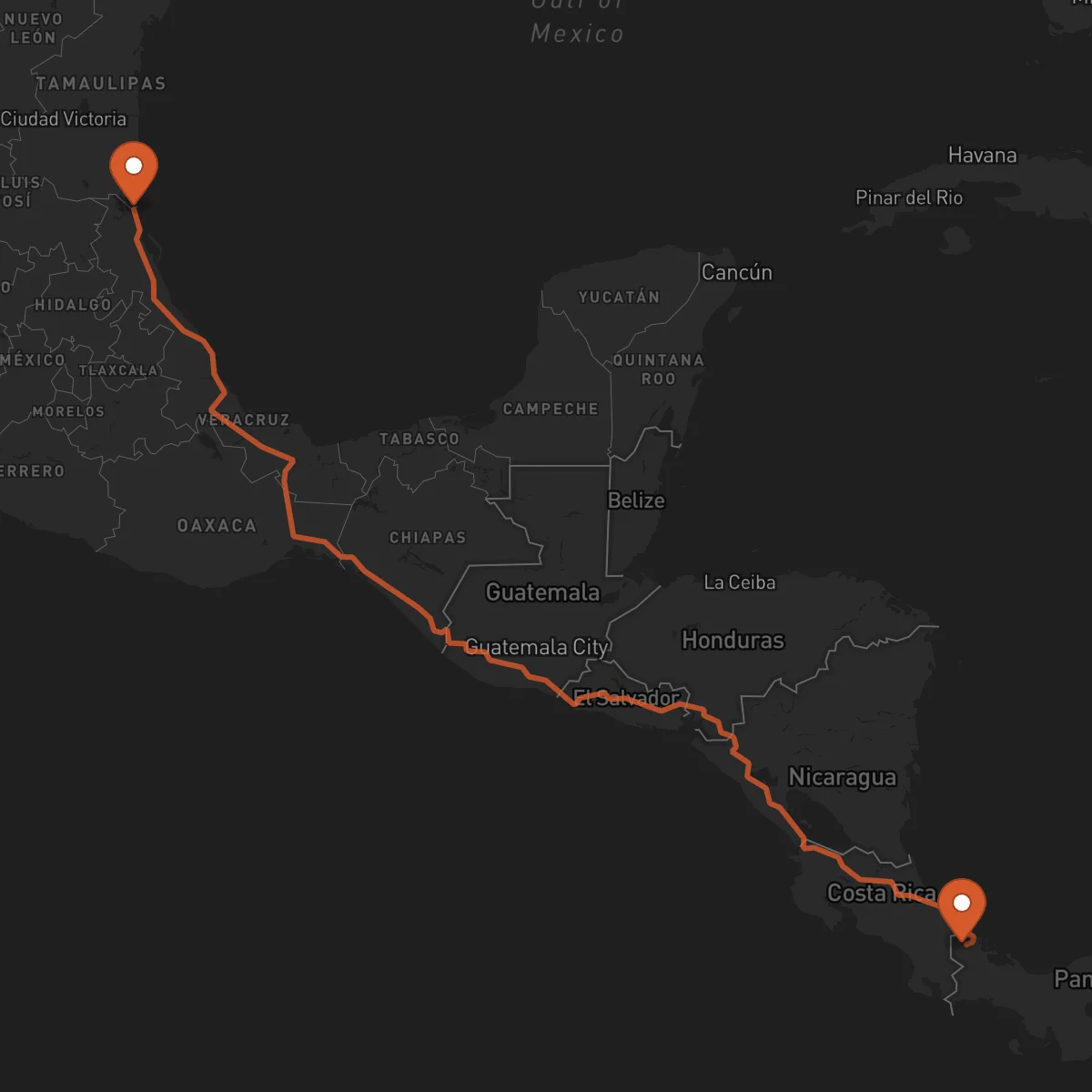 Ruta Bocas del Toro - Tampico