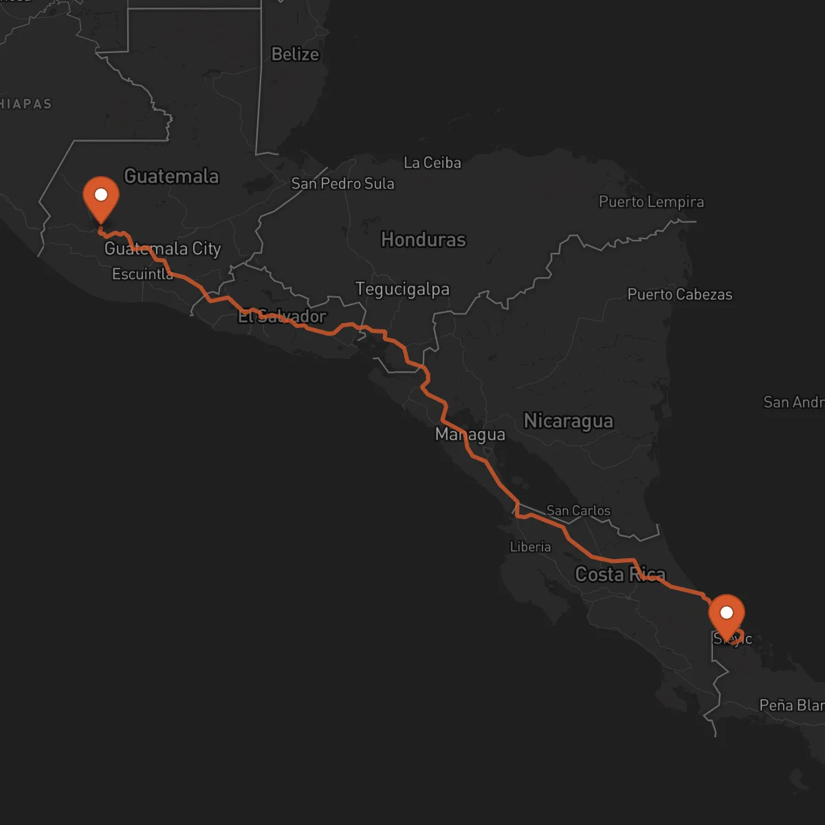 Ruta Bocas del Toro - Totonicapán