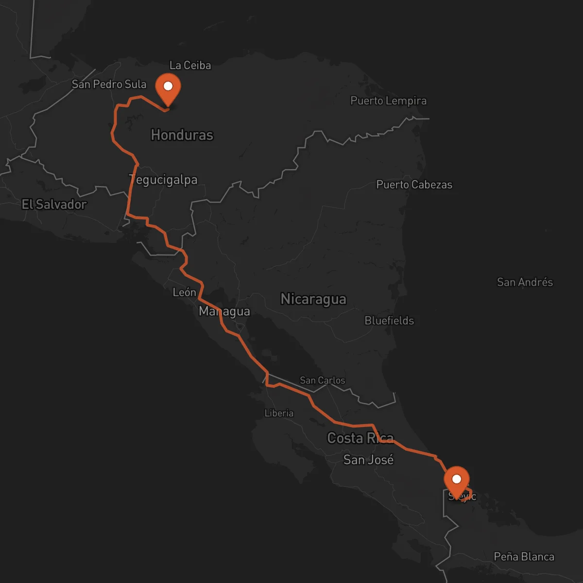 Ruta Yoro - Bocas del Toro