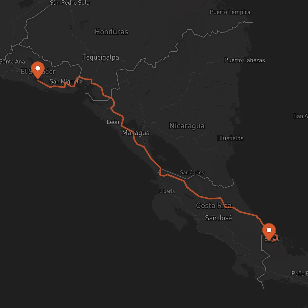 Ruta Bocas del Toro - Zacatecoluca