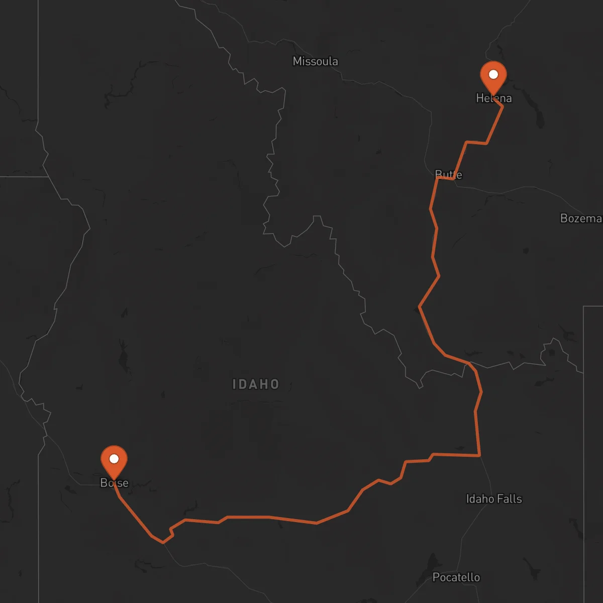 Ruta Helena - Boise