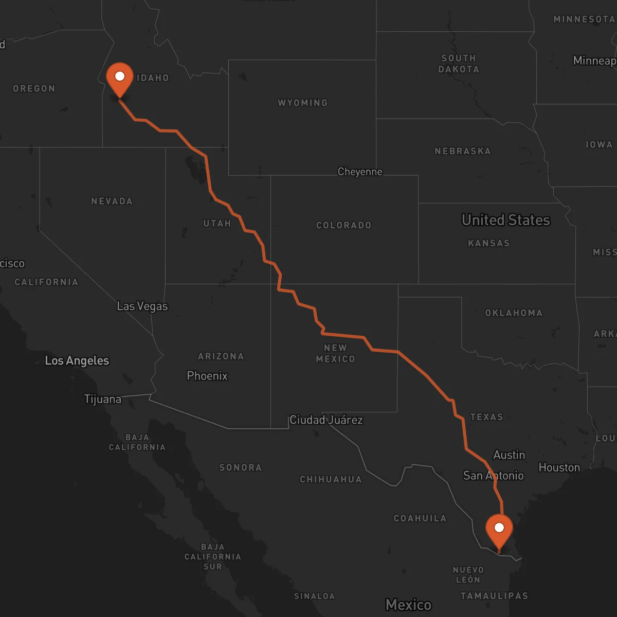 Ruta McAllen - Boise