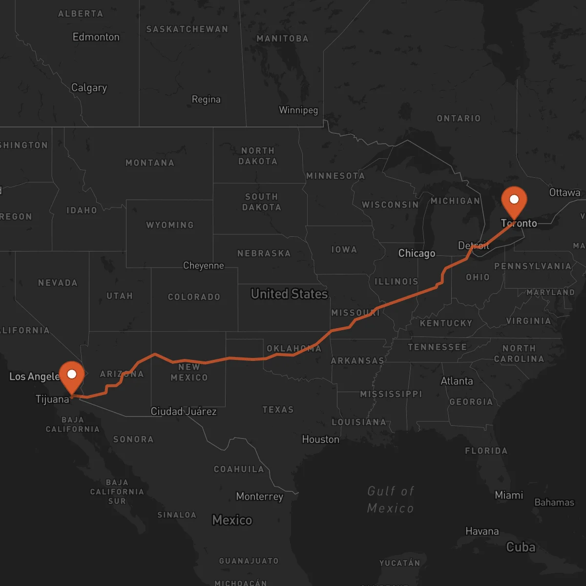 Ruta 메히칼리 - 브램턴
