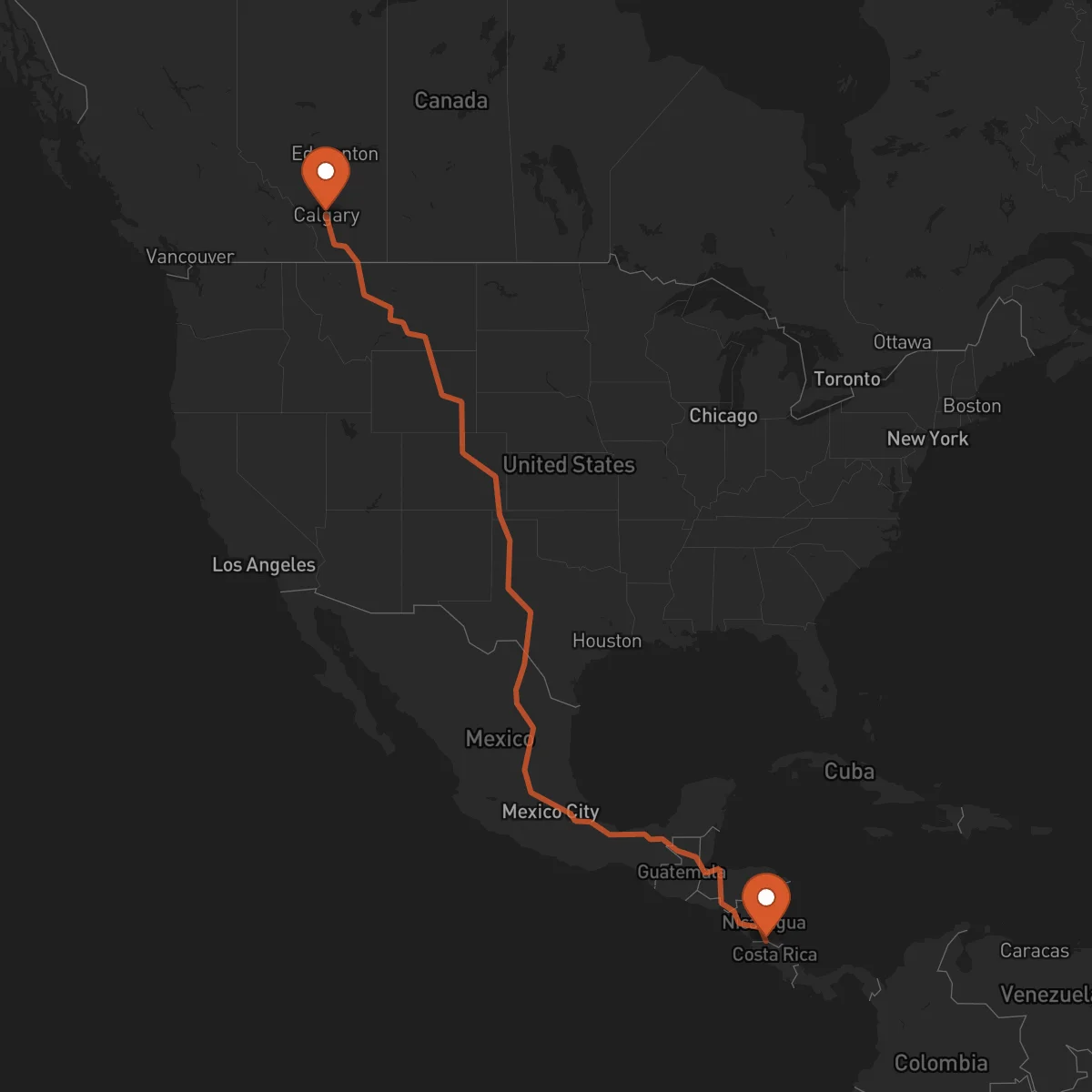 Ruta San Carlos - Calgary