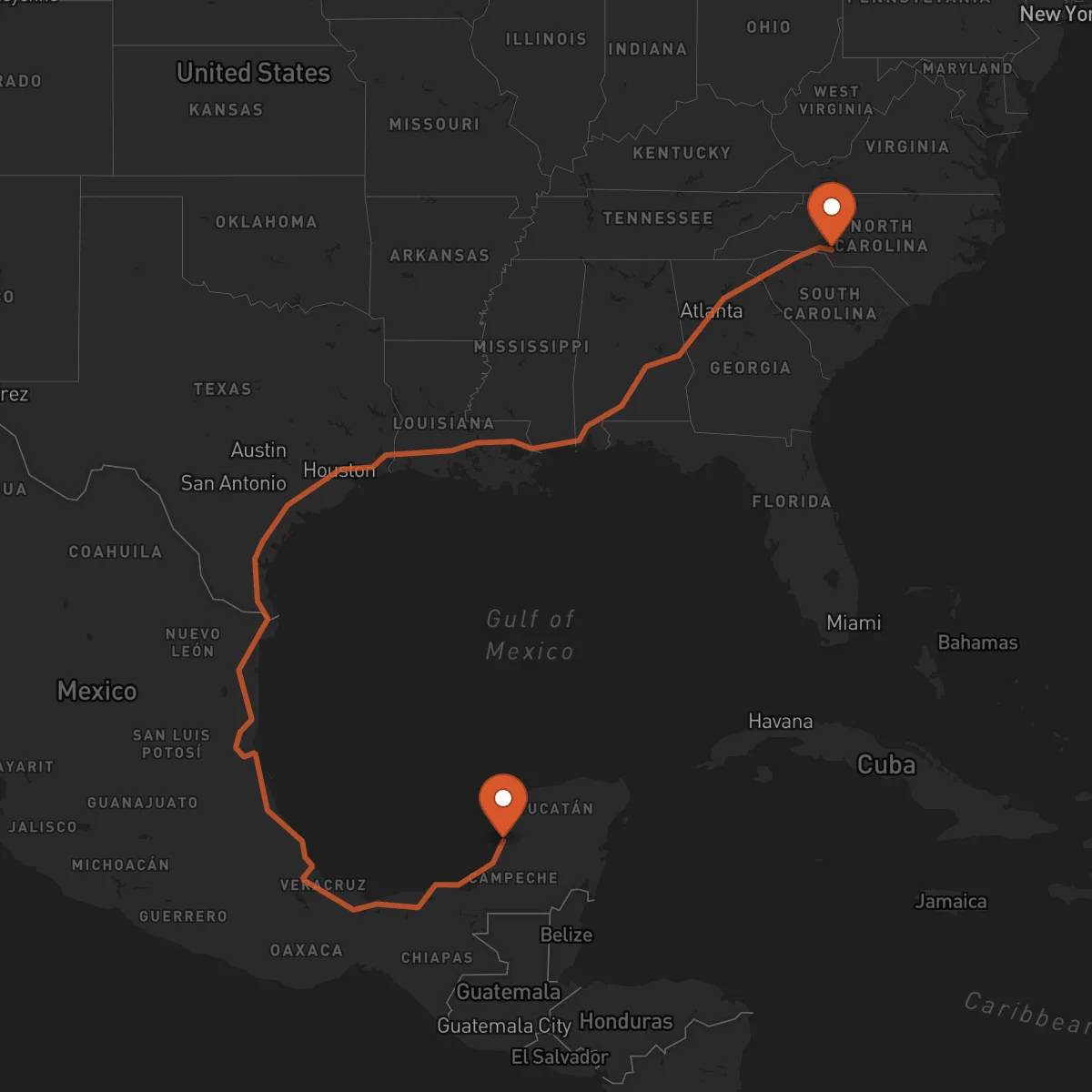 Ruta Campeche - Charlotte
