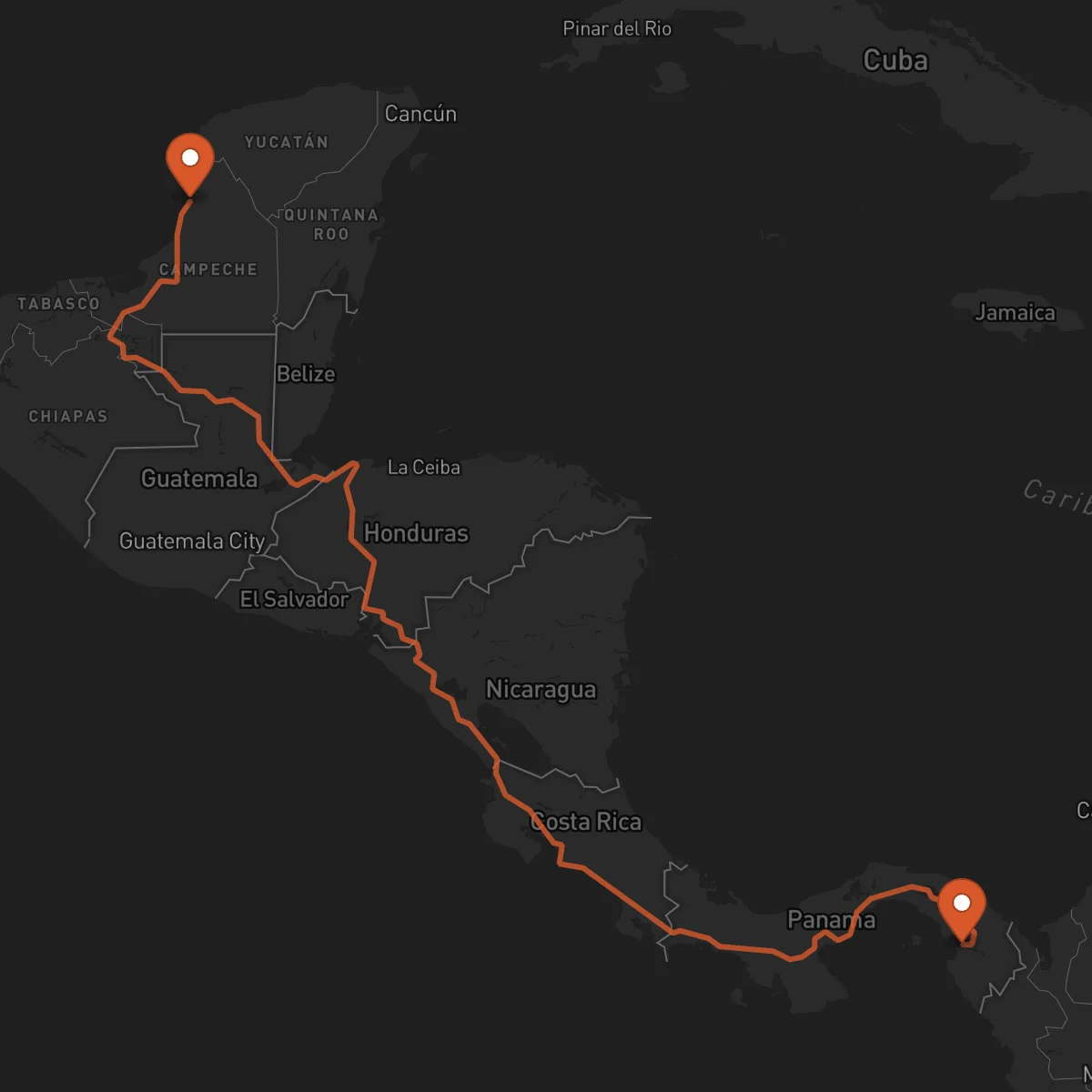 Ruta Campeche - La Palma