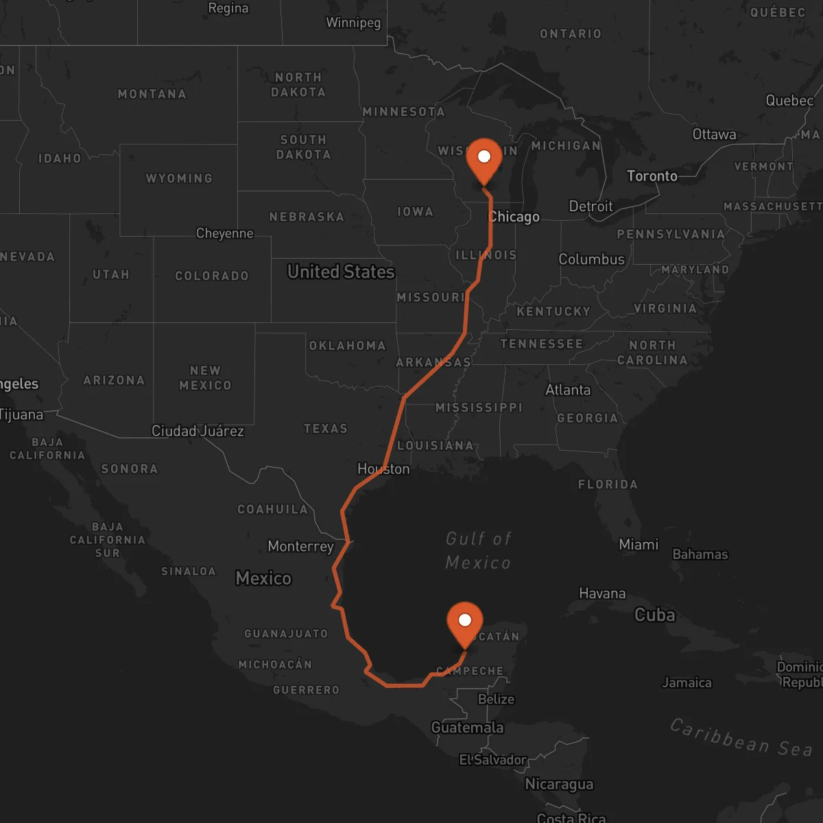 Ruta Campeche - Madison