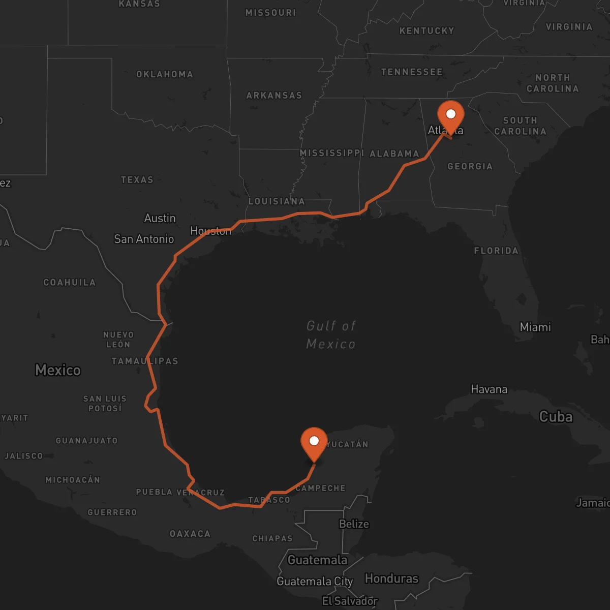 Ruta Campeche - McDonough