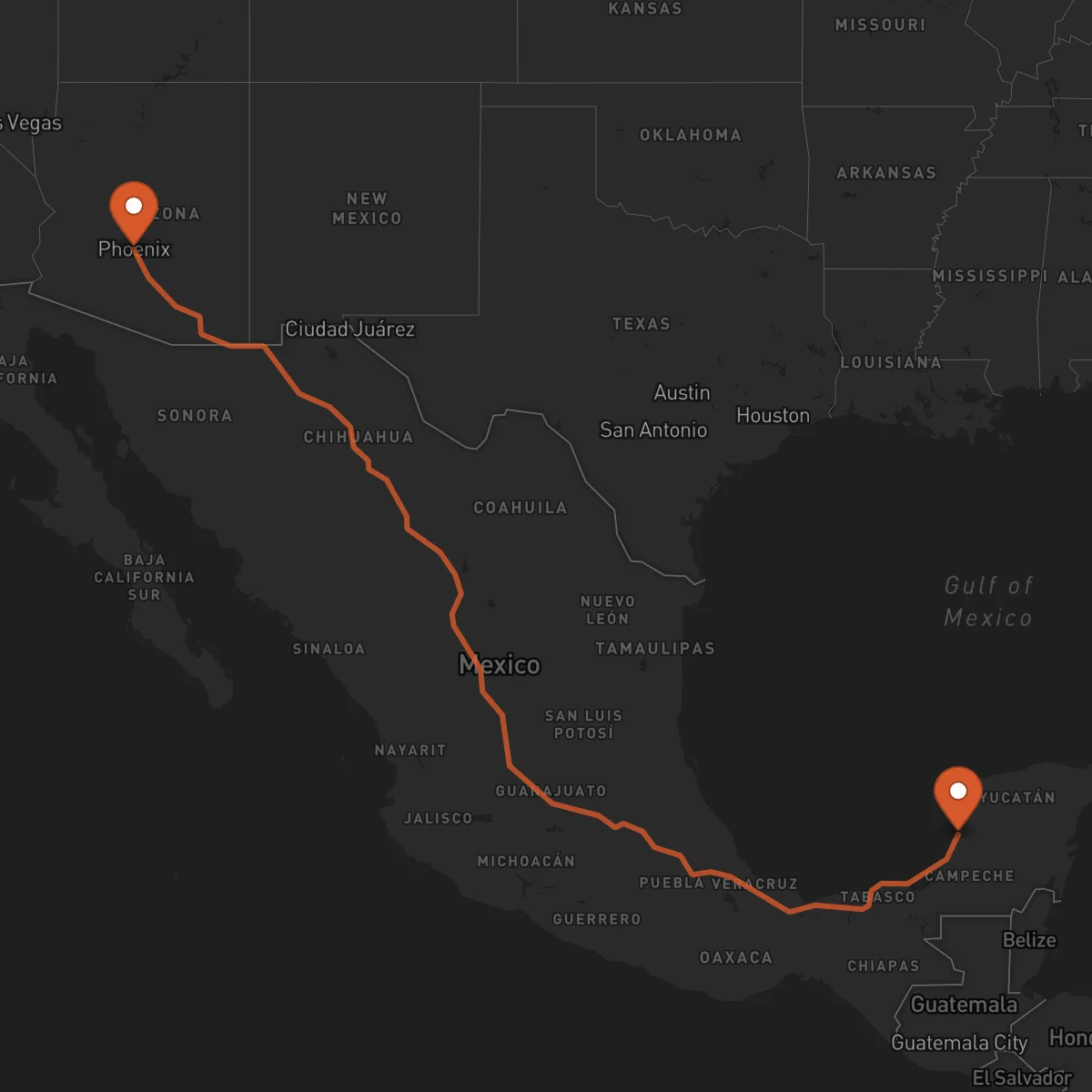 Ruta Campeche - Phoenix