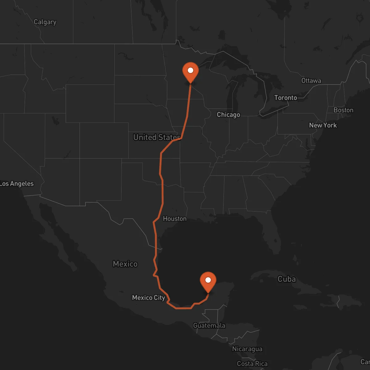 Ruta Campeche - Saint Paul