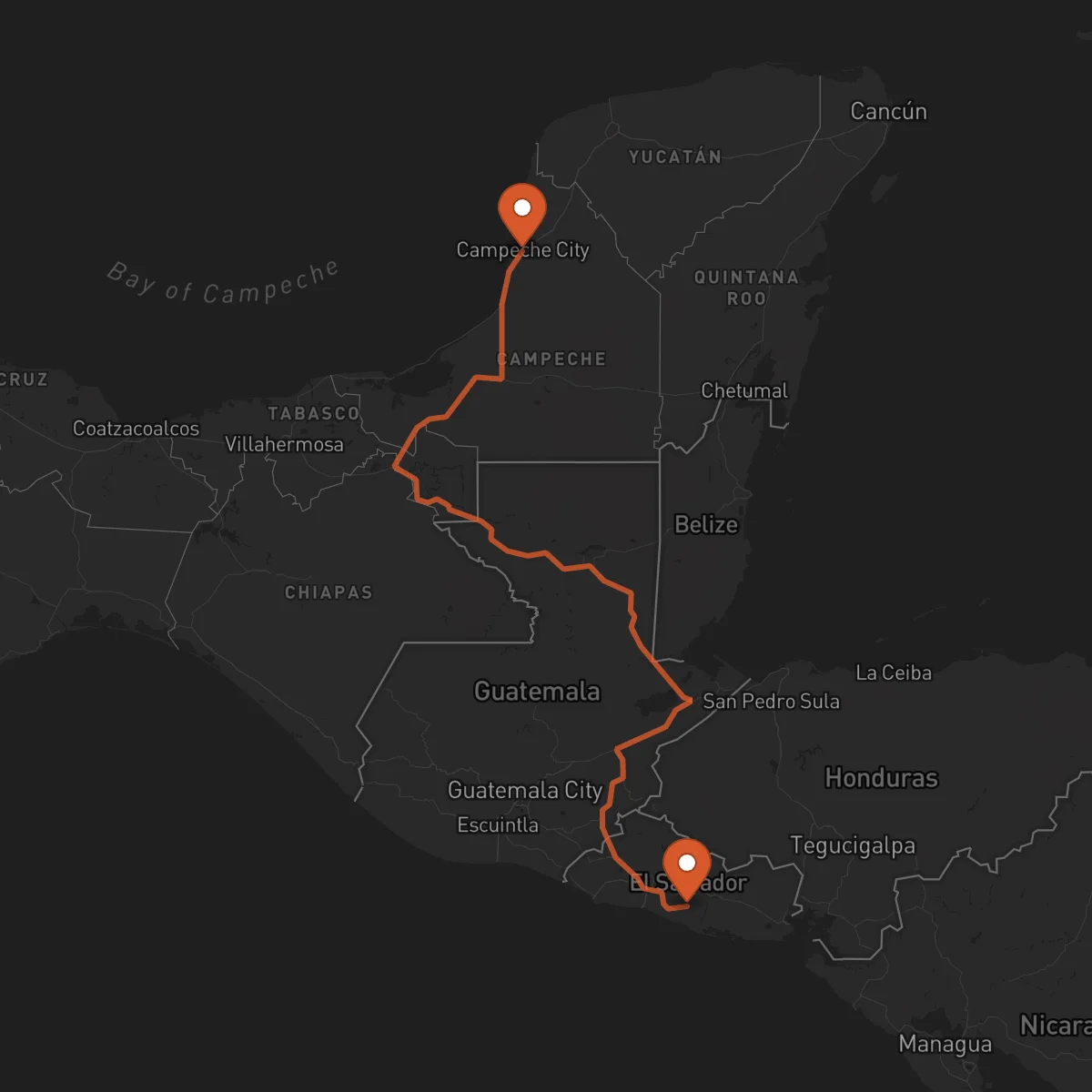 Ruta Campeche - Zacatecoluca