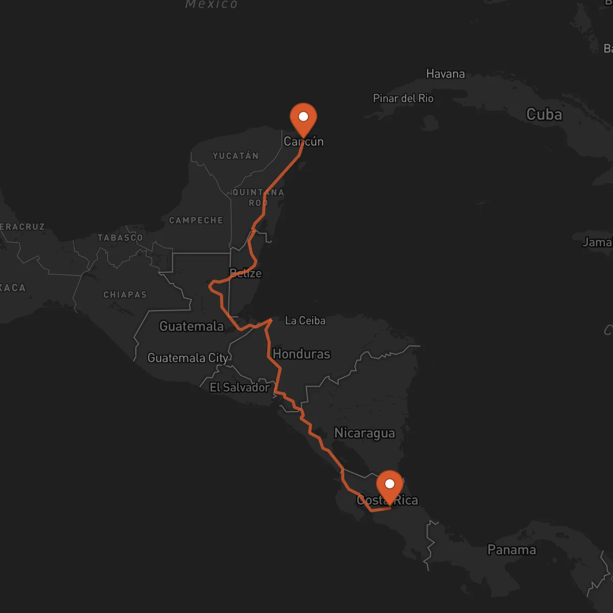 Ruta Heredia - Cancún