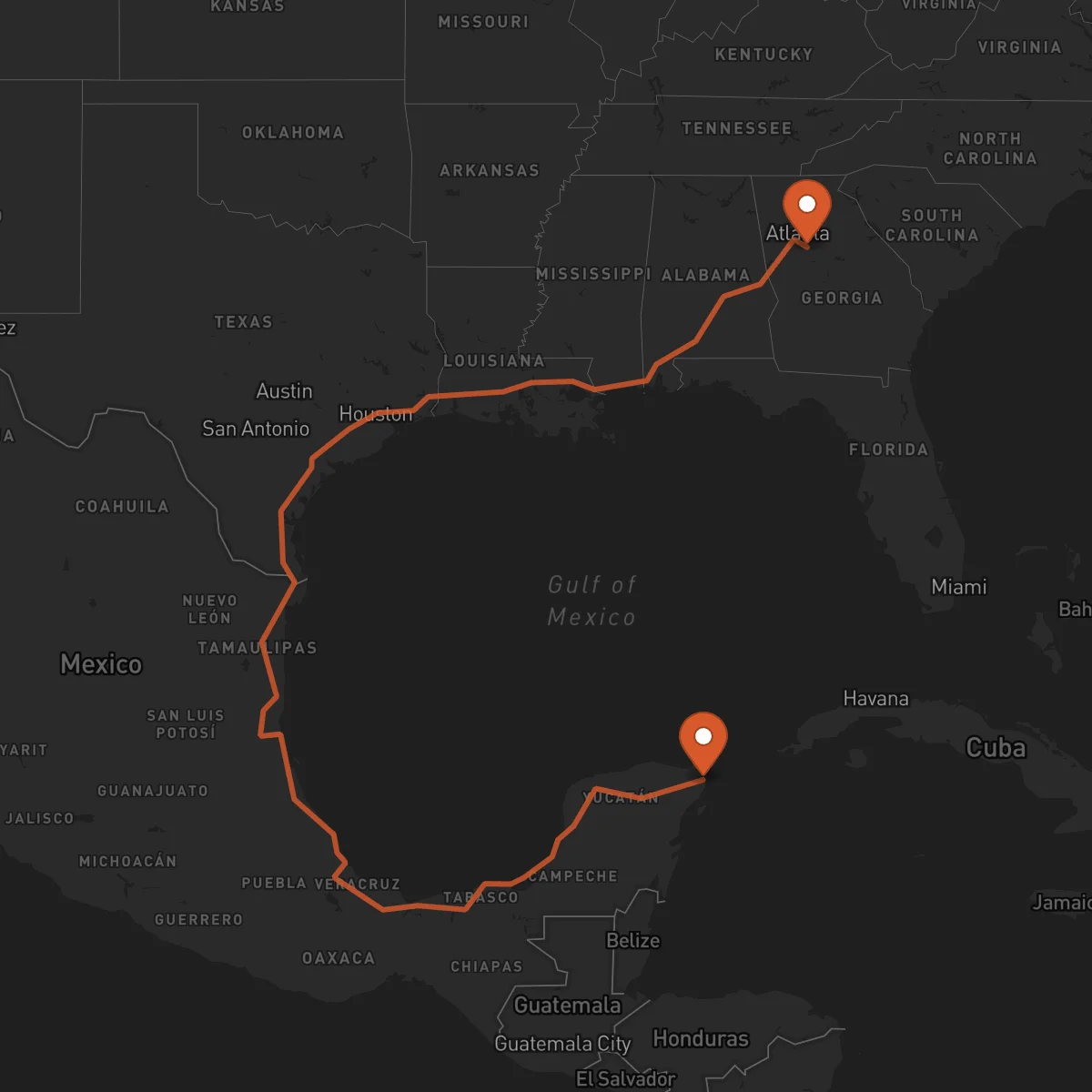 Ruta McDonough - Cancún