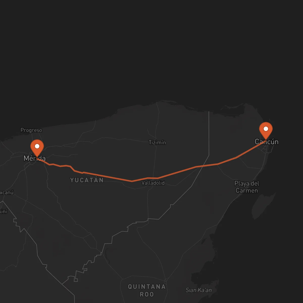 Ruta Cancún - Mérida