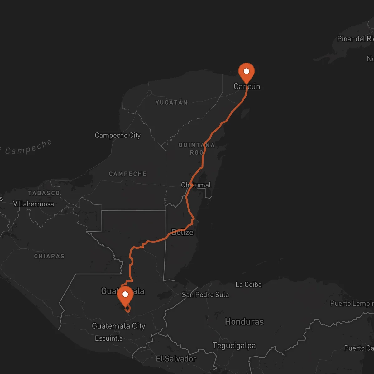 Ruta Salamá - Cancún