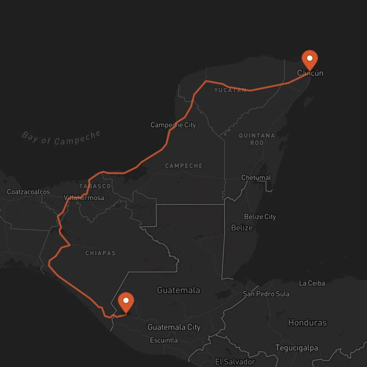 Ruta Cancún - San Marcos