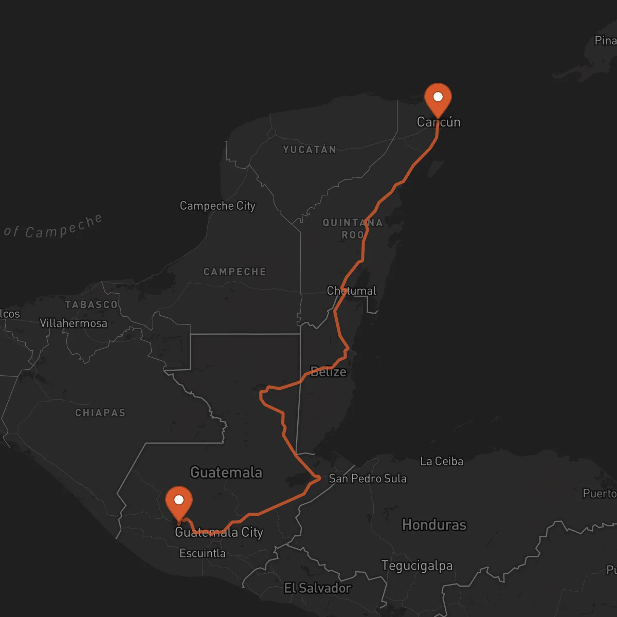 Ruta Cancún - Sololá