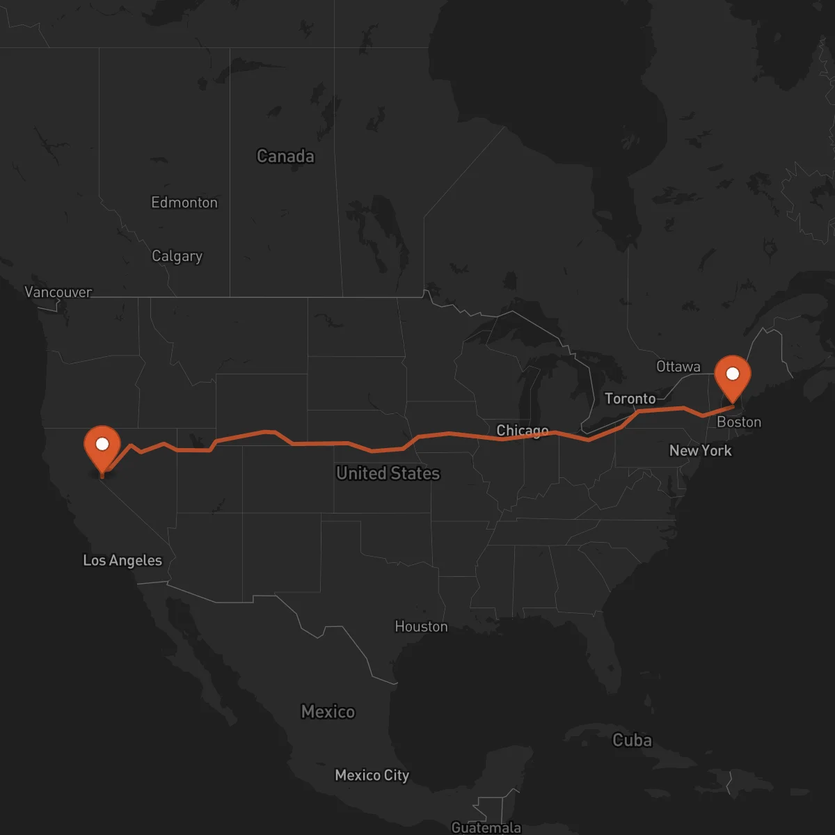 Ruta Carson City - Concord