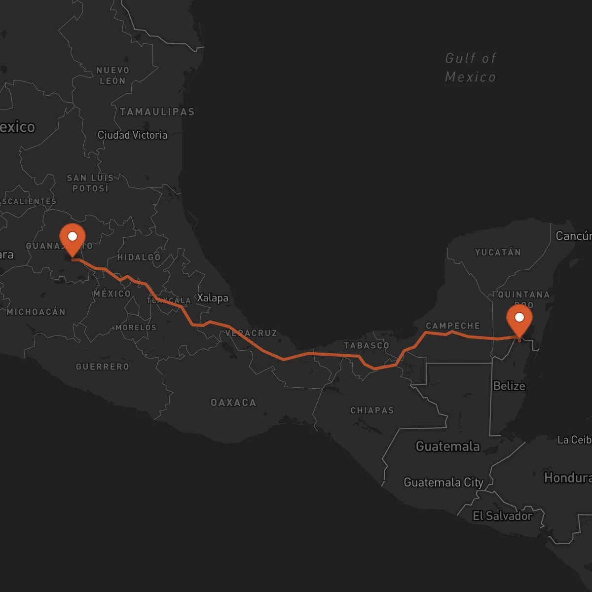 Ruta Celaya - Corozal Town