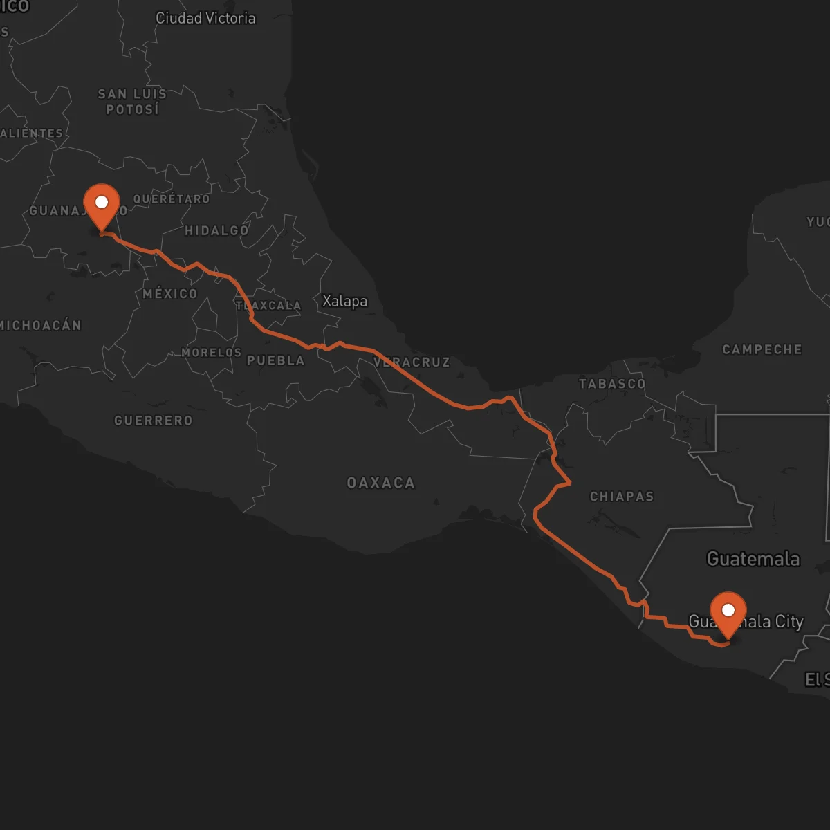 Ruta Celaya - Escuintla