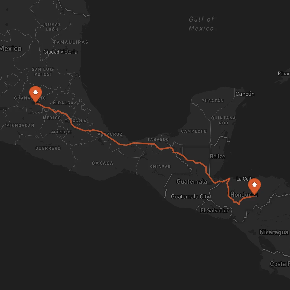 Ruta Celaya - Juticalpa