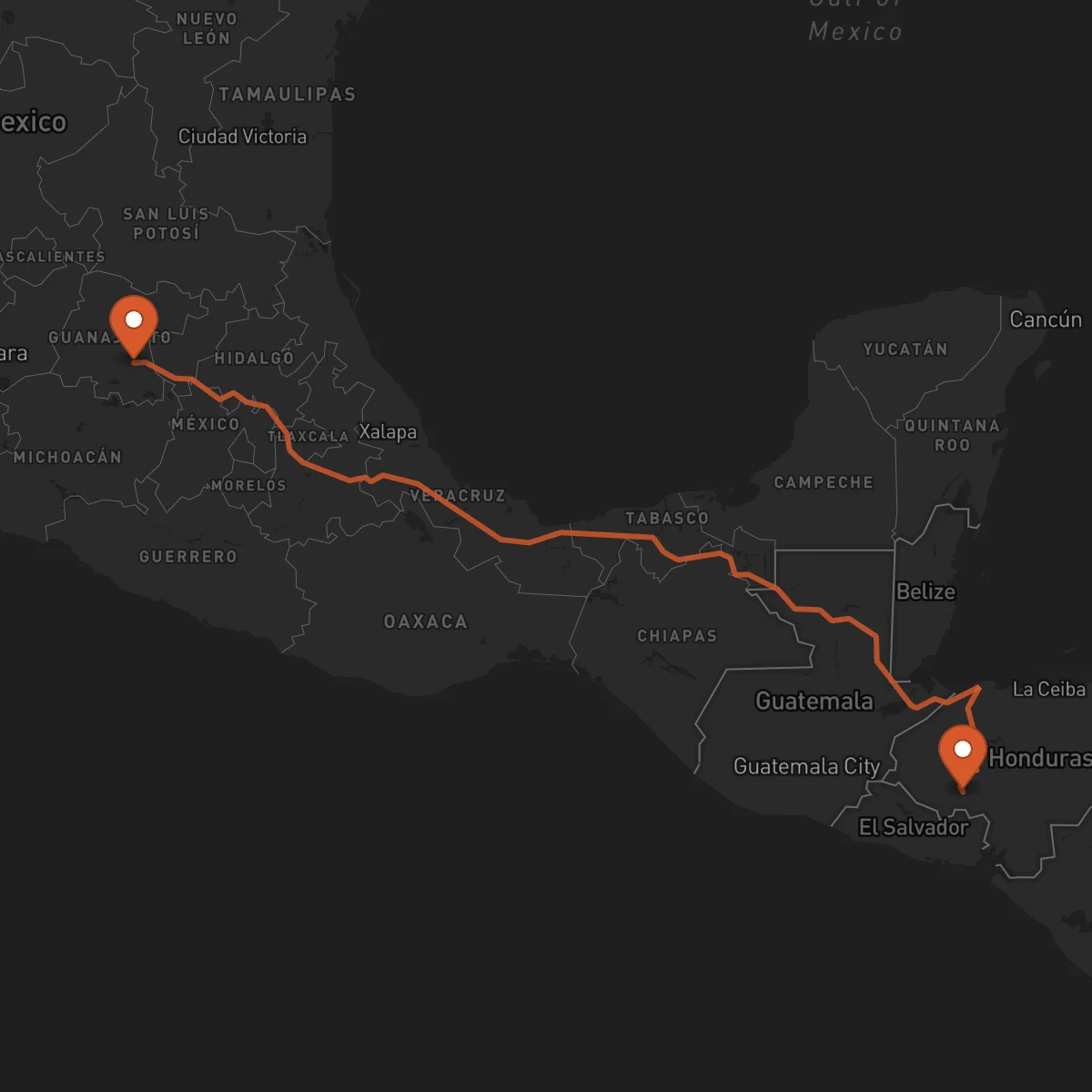 Ruta Celaya - La Esperanza
