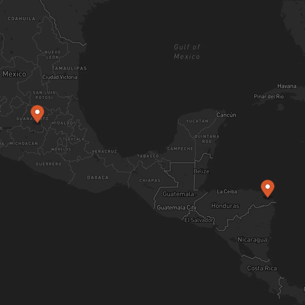 Ruta Puerto Lempira - Celaya