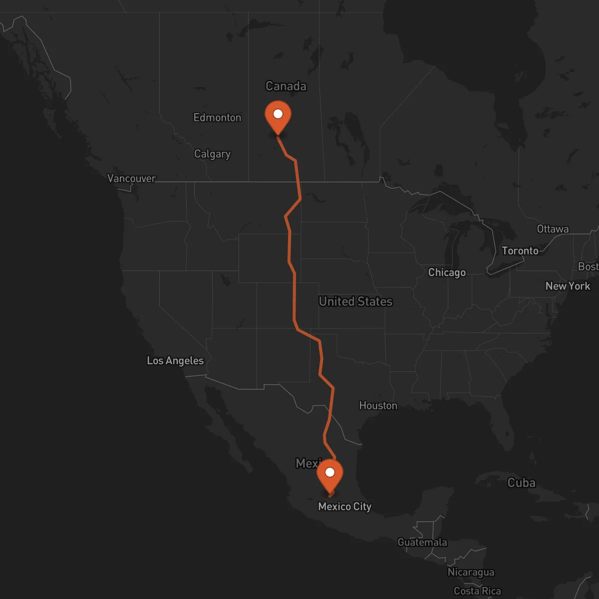 Ruta Saskatoon - Celaya