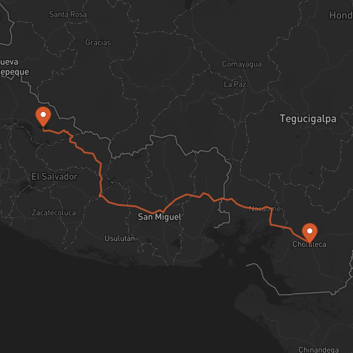 Ruta Choluteca - Chalatenango